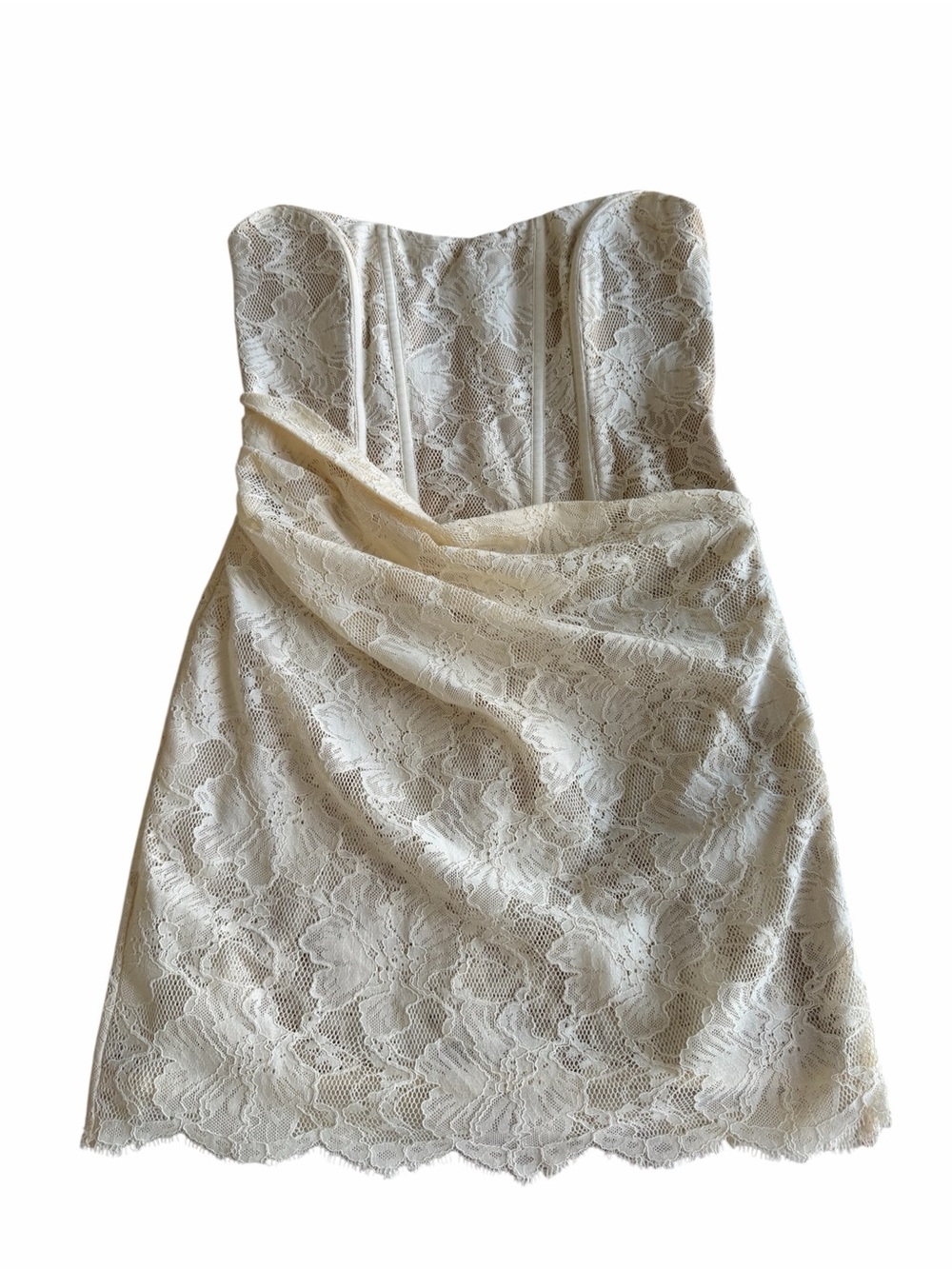 Belladonna Mini Dress in Ivory